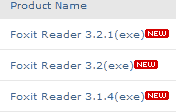 Foxit Reader Download List